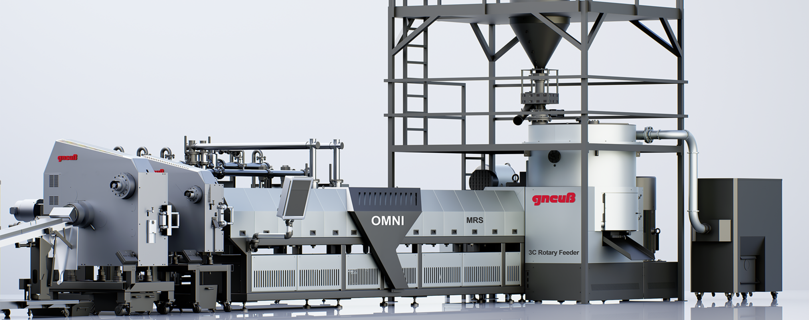 The picture is showing a recyling machine